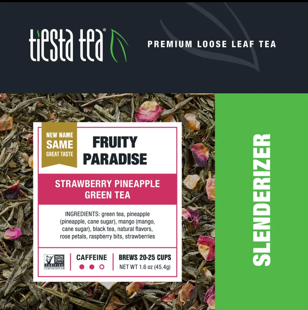 Fruity Paradise - Strawberry Pineapple Green Tea - 1.6 oz